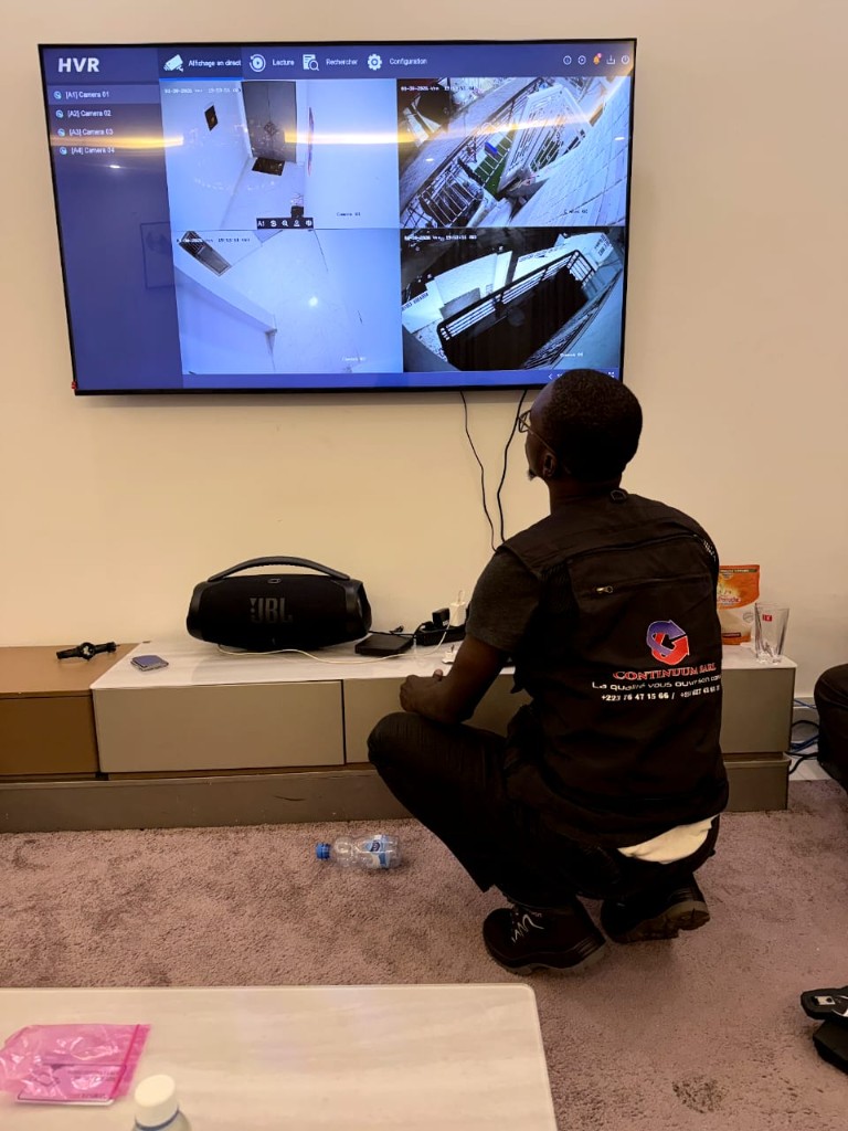 Installation d'un système de vidéosurveillance